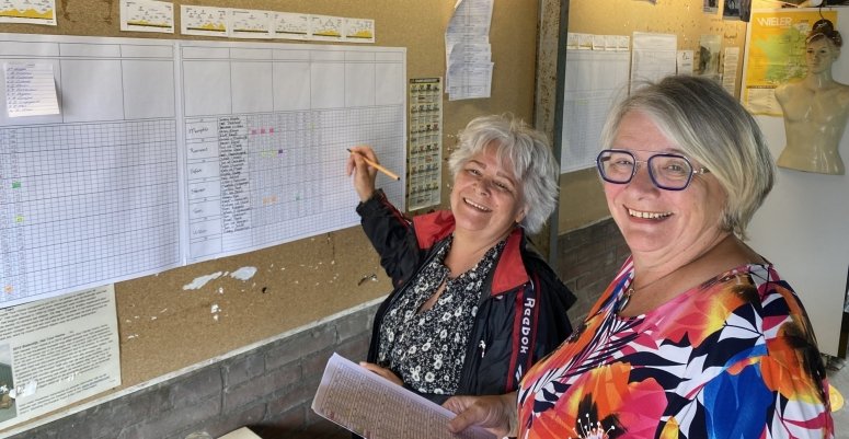Gezellig standen schrijven