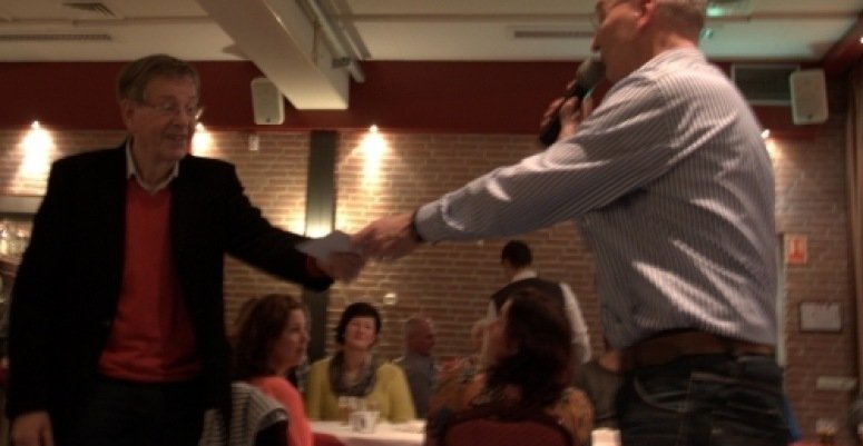 Rob de Boer van de KBO en Paul Habets van het VeilingcomitÃ©