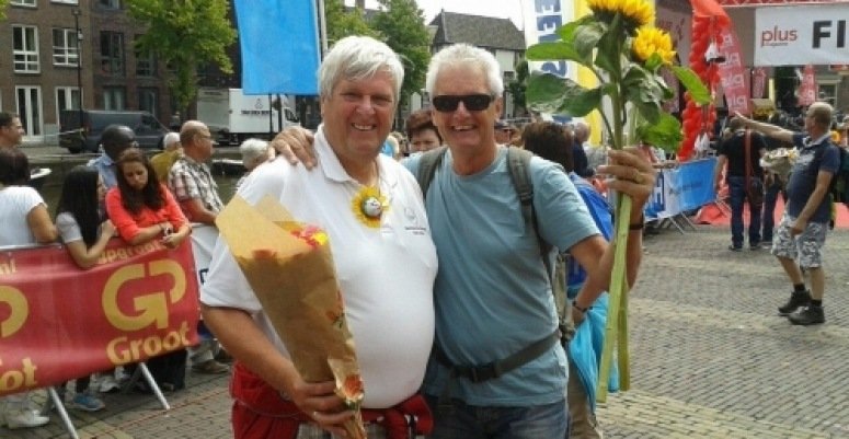 Ben Plasmeijer (l) samen met broer Ton